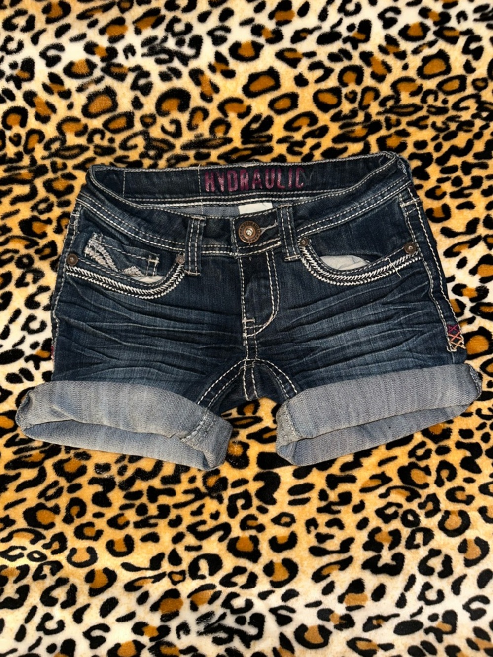 Y2k Low Rise Denim Jean Shorts